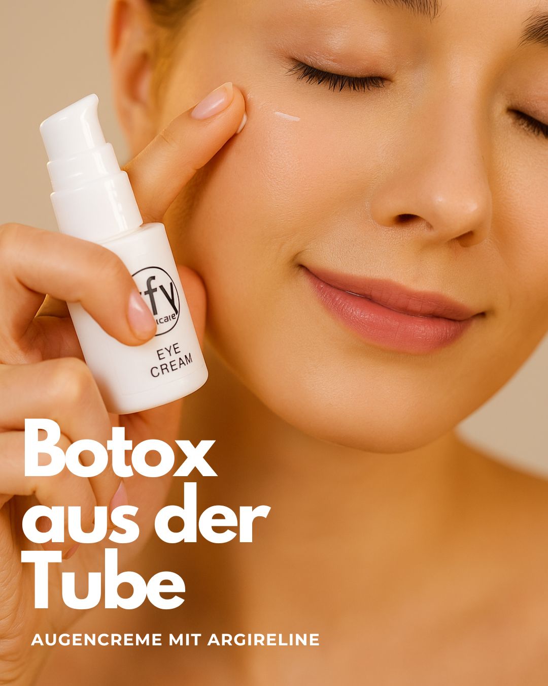 Augencreme mit Argireline zur sichtbaren Faltenreduktion