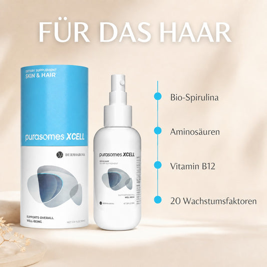 Purasomes XCell – Nahrungsergänzungsspray mit Bio-Kolostrum & Vitamin B12