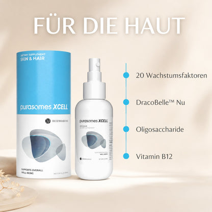 Purasomes XCell – Nahrungsergänzungsspray mit Bio-Kolostrum & Vitamin B12