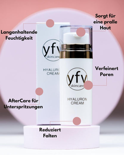 hyaluroncreme aftercare unterspritzungen