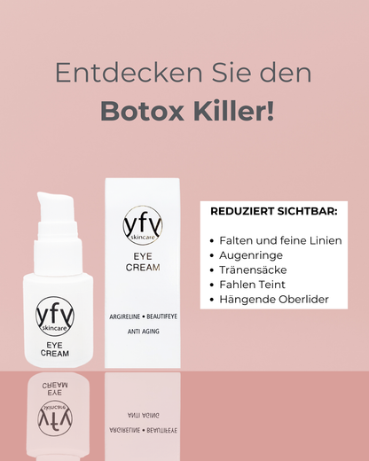 Augencreme mit Argireline zur sichtbaren Faltenreduktion